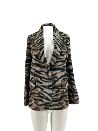 Blazer en fourrure synthétique