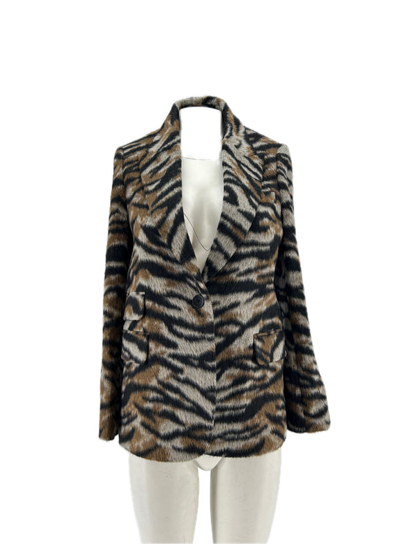 Blazer en fourrure synthétique