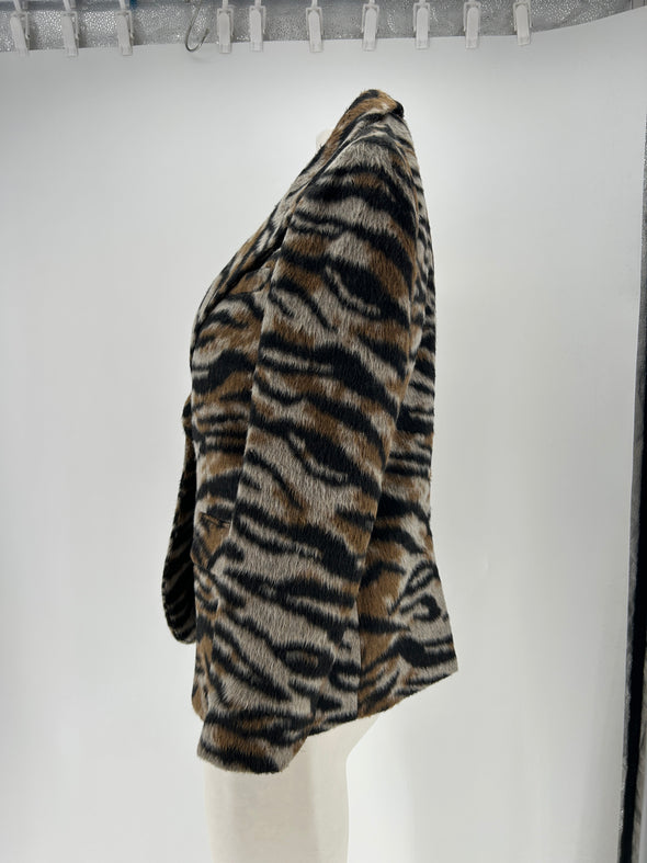 Blazer en fourrure synthétique