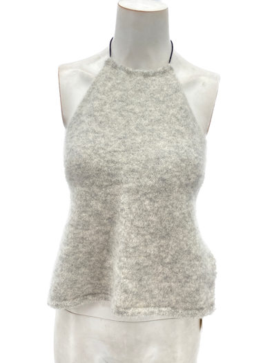 Top en laine gris