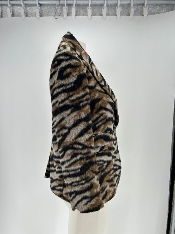 Blazer en fourrure synthétique