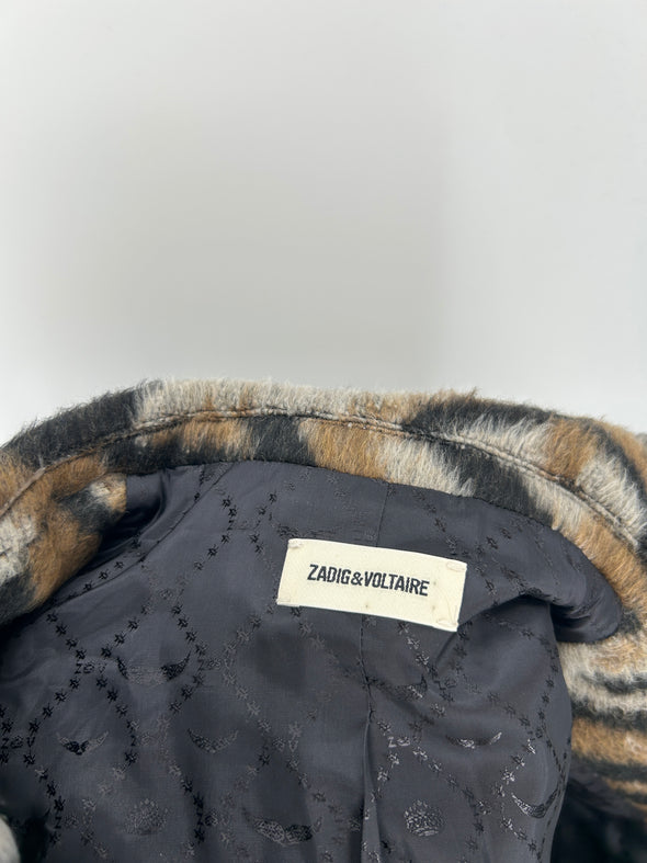 Blazer en fourrure synthétique