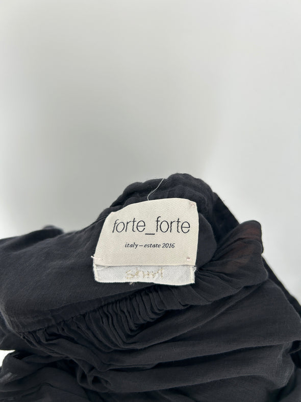 Tunique transparente noire