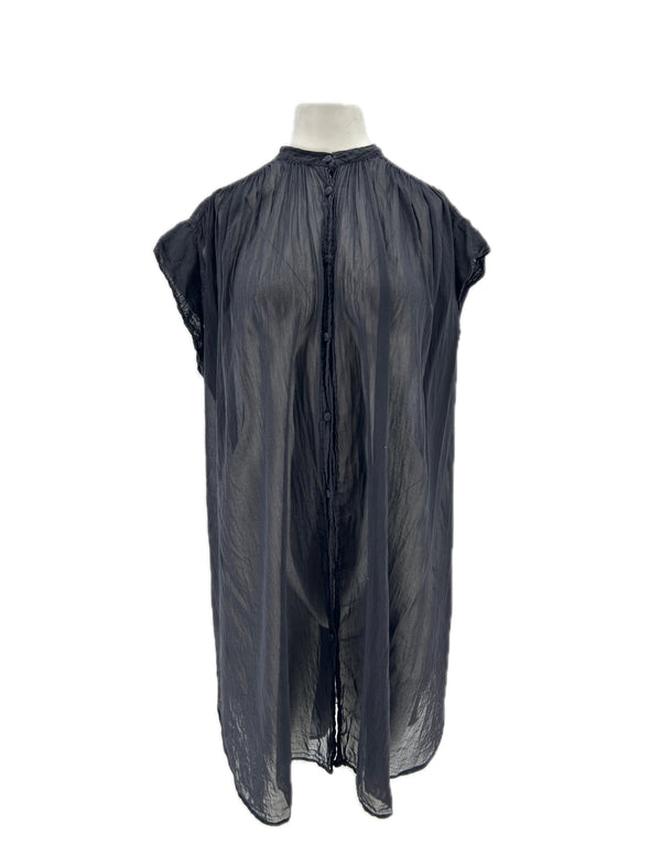 Tunique transparente noire