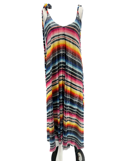 Robe "Sarape" multicolore à sequins