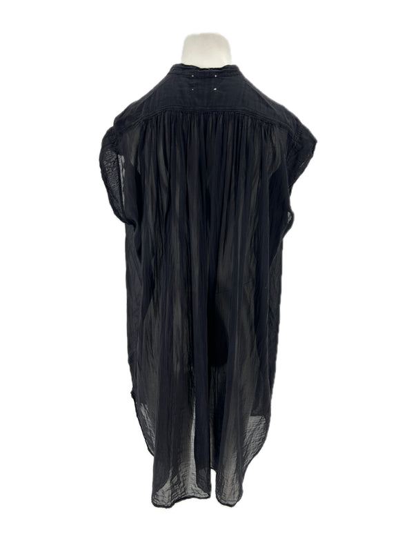 Tunique transparente noire