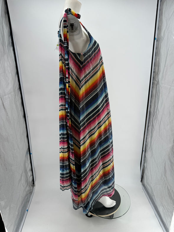 Robe "Sarape" multicolore à sequins