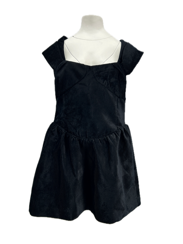 Robe en velours noire