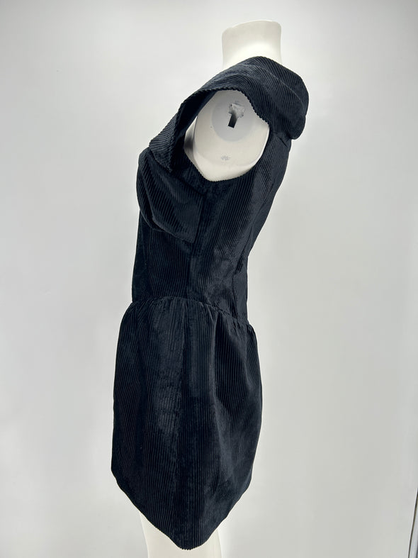 Robe en velours noire