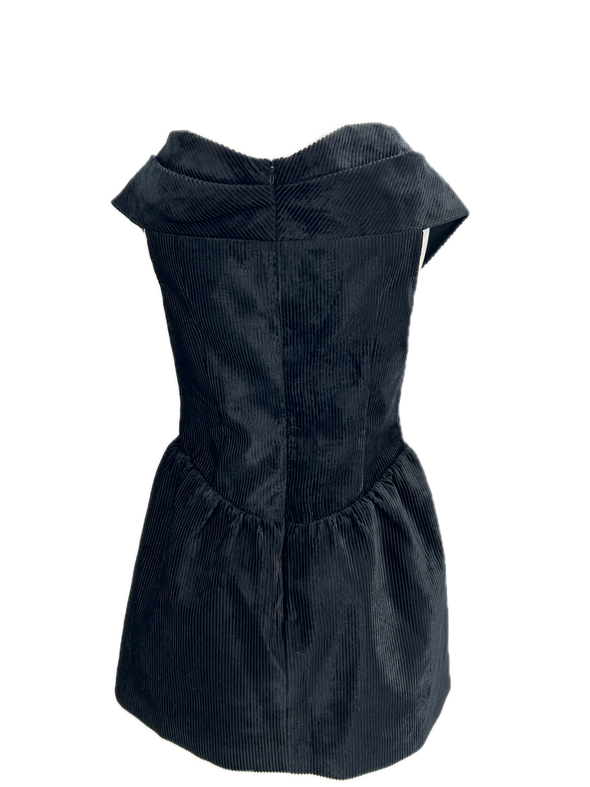 Robe en velours noire