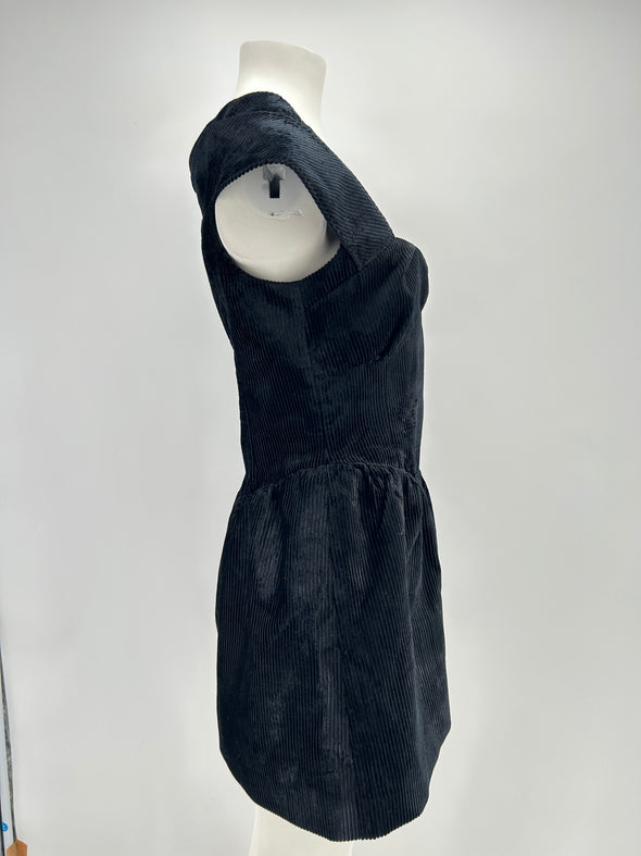 Robe en velours noire