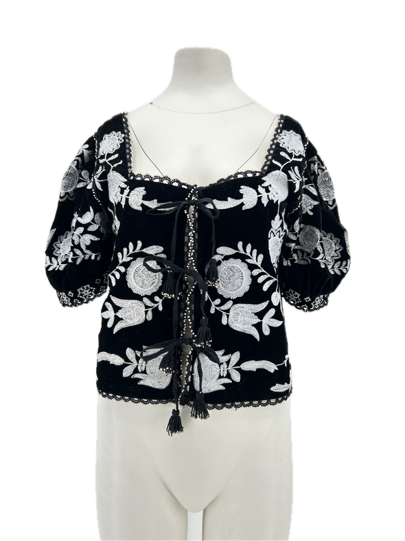 Top en velours