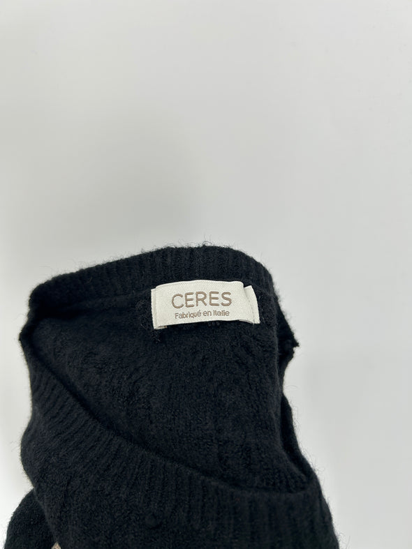 Top en maille et strass