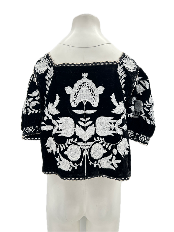 Top en velours