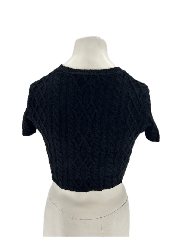 Top en maille et strass