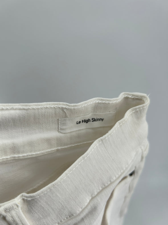 Jean slim blanc "Le Hight Skinny"