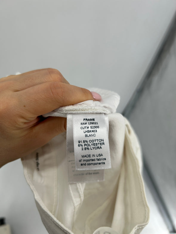 Jean slim blanc "Le Hight Skinny"