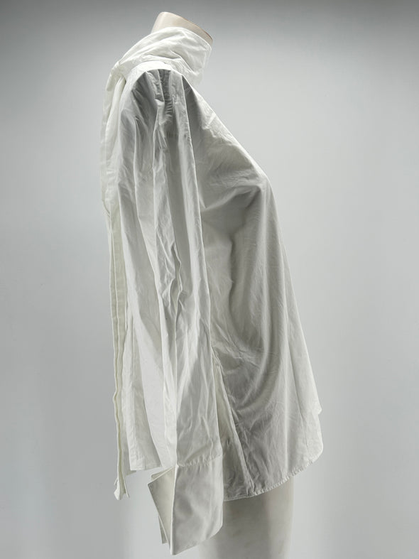 Chemise blanche à nœud