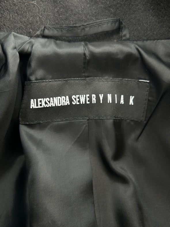 Manteau noir oversize