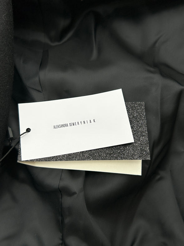 Manteau noir oversize