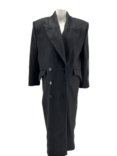 Manteau noir oversize