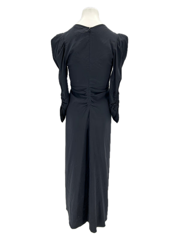 Robe en soie noire
