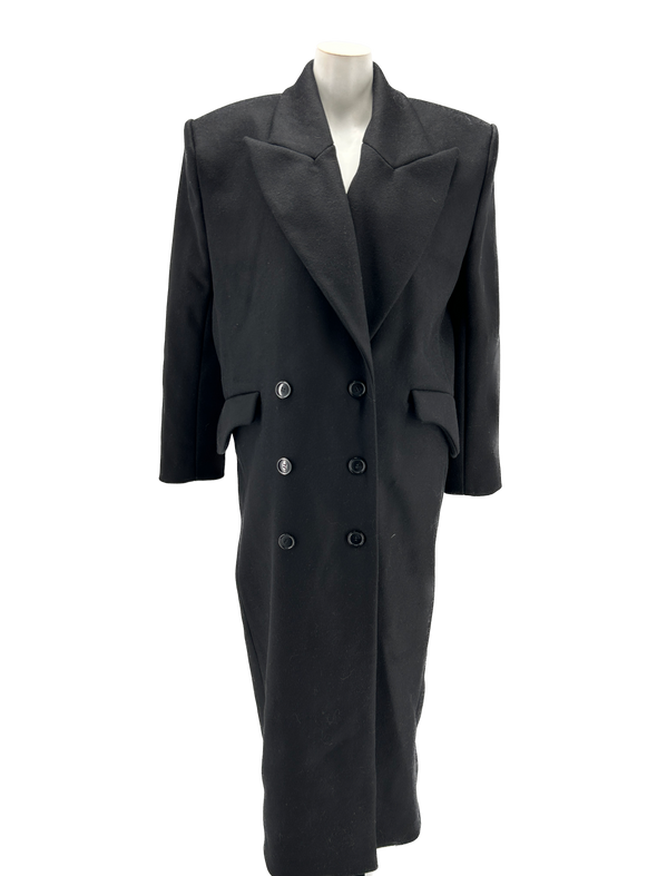 Manteau noir oversize