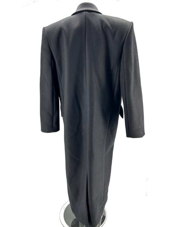 Manteau noir oversize