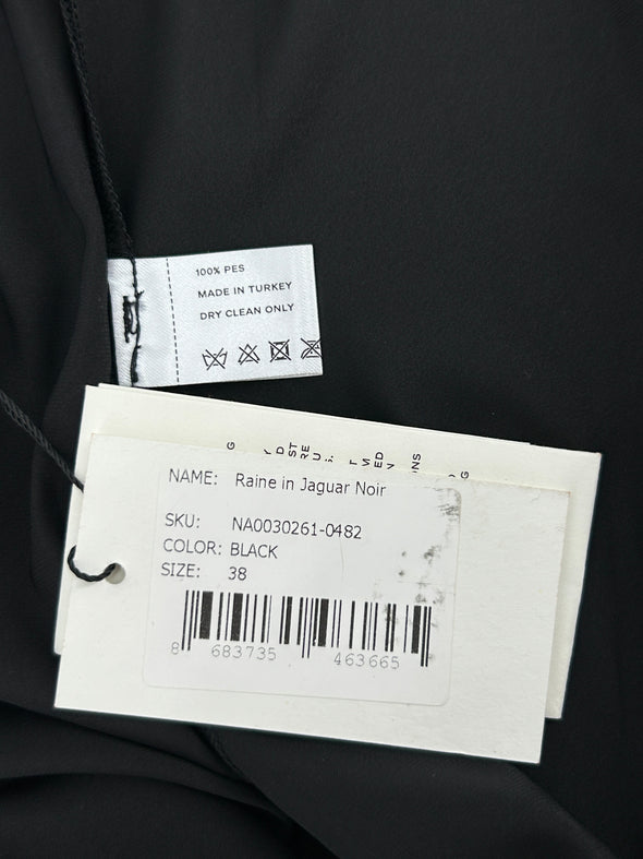 Robe noir à dentelle "Raine"