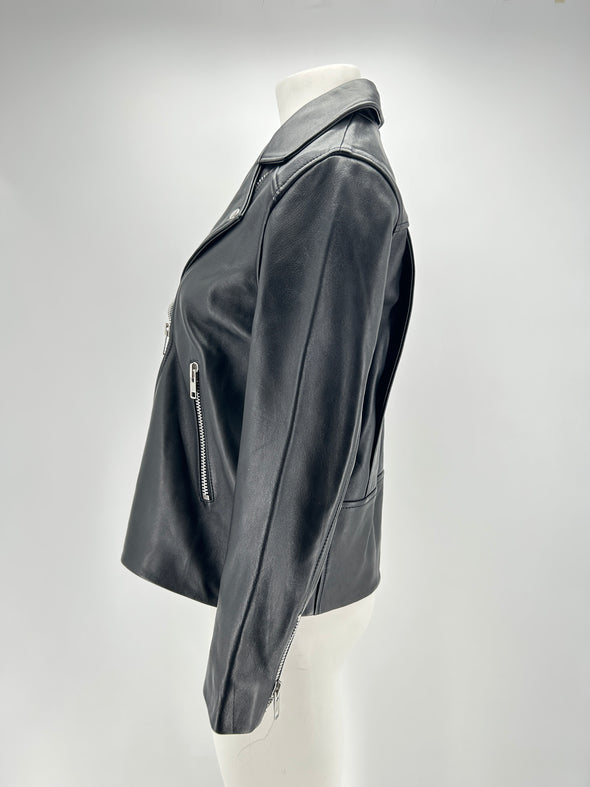 Perfecto en cuir noir