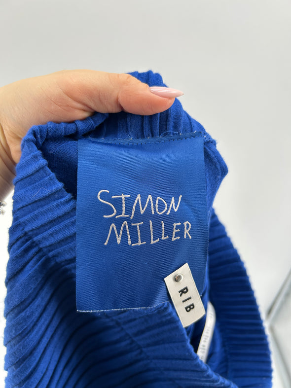 Pantalon slim bleu