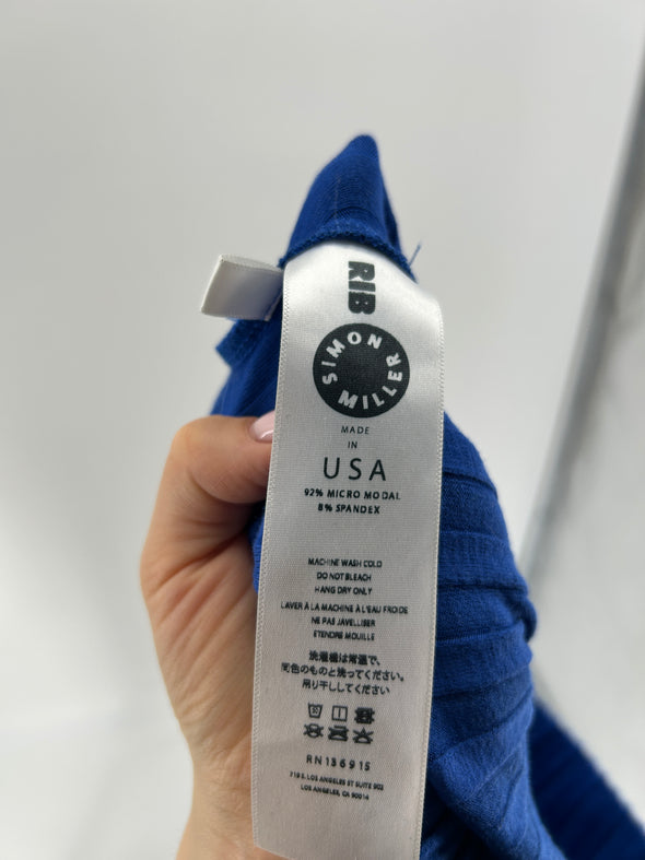 Pantalon slim bleu