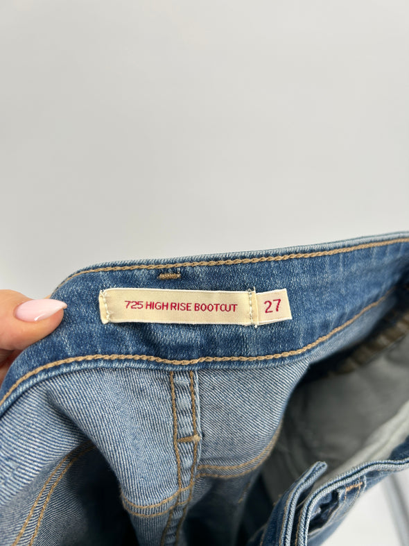 Jean bleu "725 high rise bootcut"