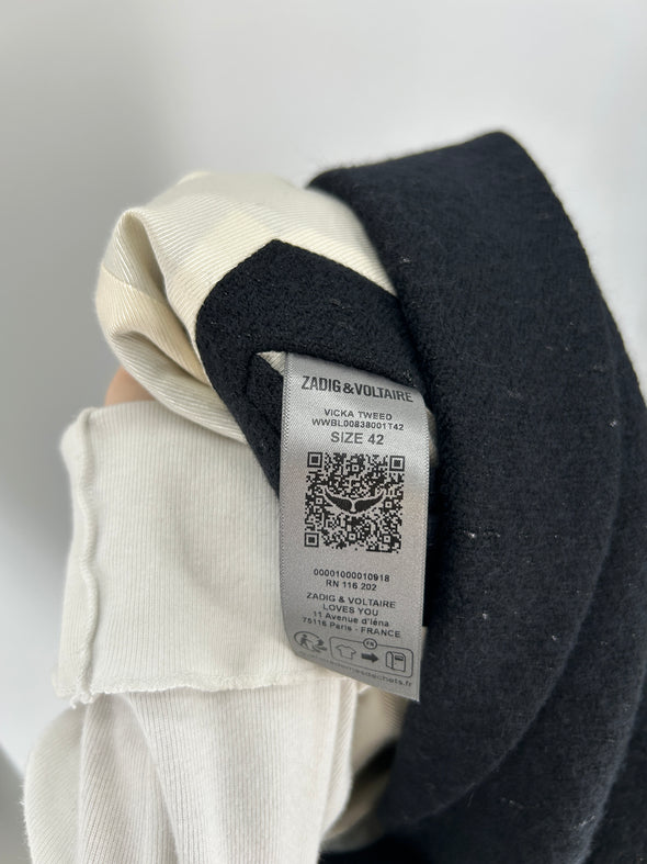 Blazer en laine noir