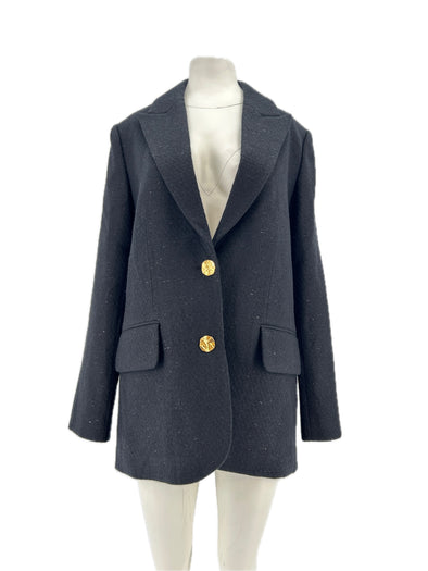 Blazer en laine noir