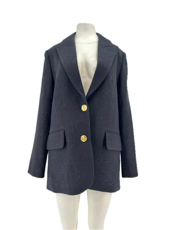 Blazer en laine noir