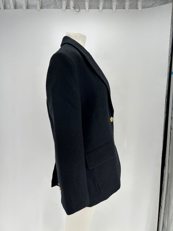 Blazer en laine noir