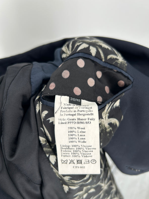 Blazer en laine marine