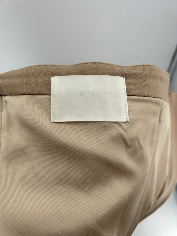 Bustier en laine beige