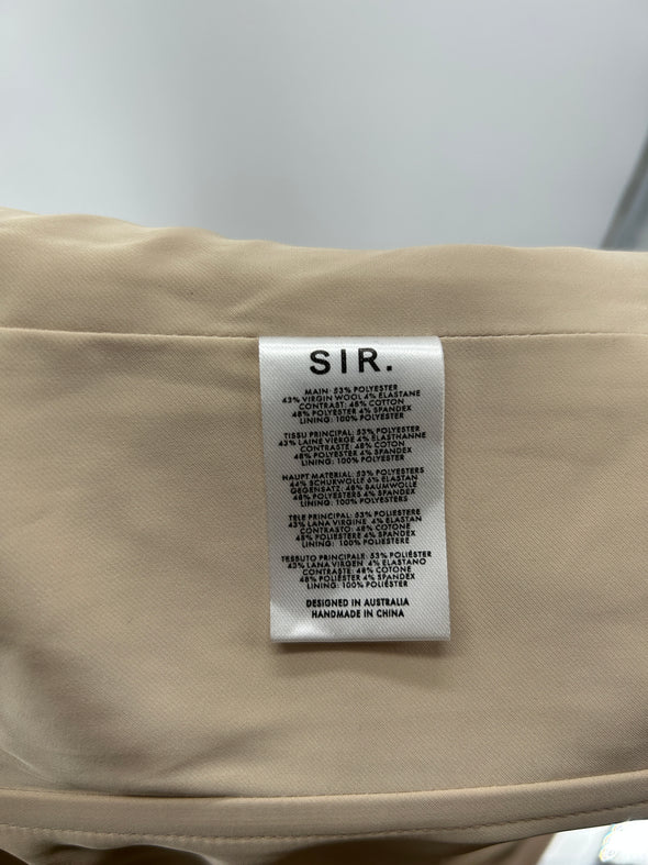 Bustier en laine beige