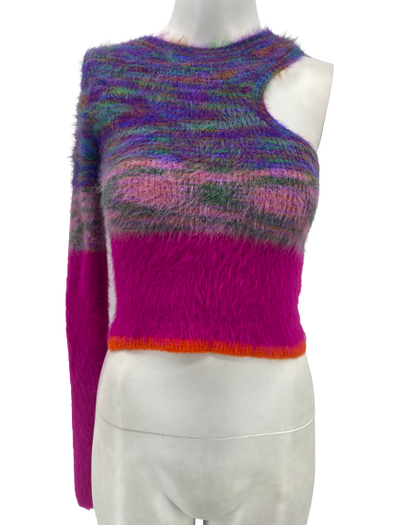 Top en laine asymétrique