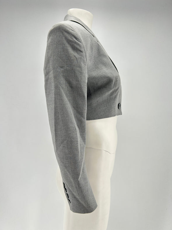 Blazer court gris