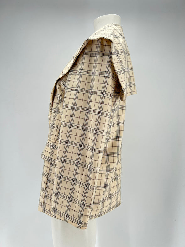 Blazer à carreaux