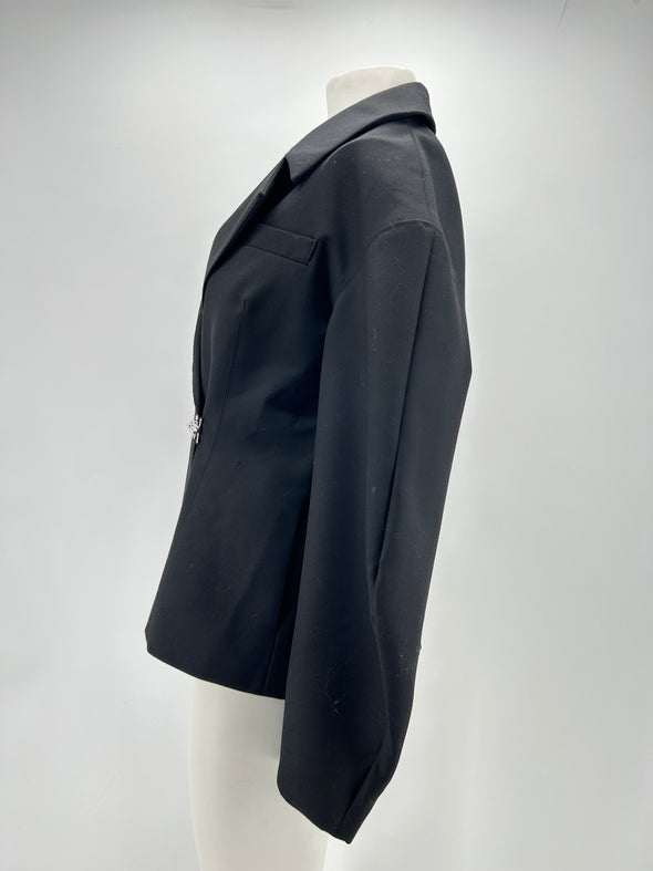 Blazer en laine noir
