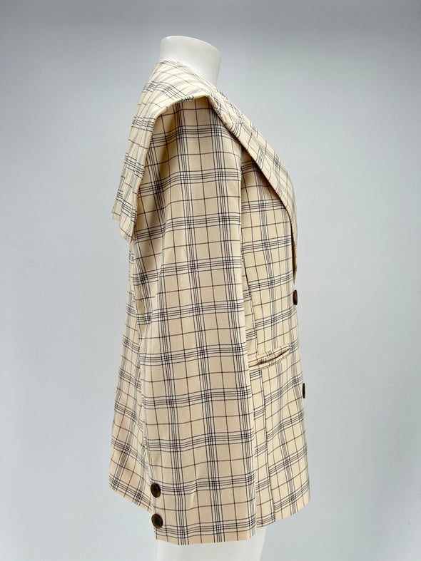 Blazer à carreaux