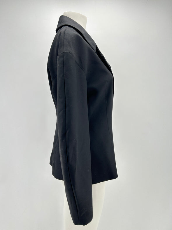 Blazer en laine noir