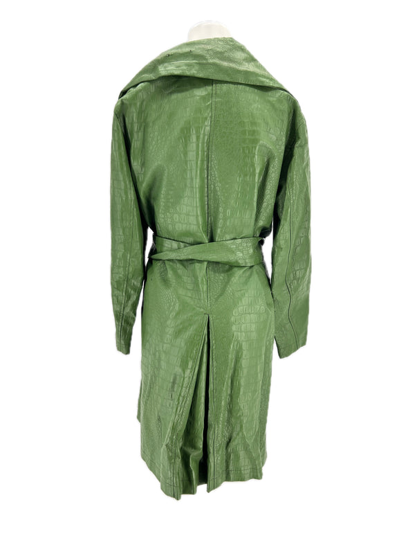 Manteau en cuir synthétique