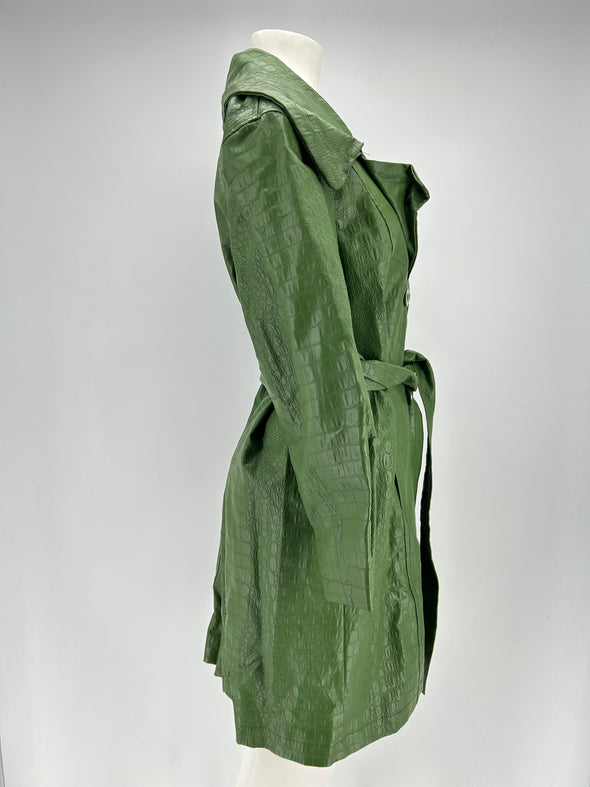 Manteau en cuir synthétique