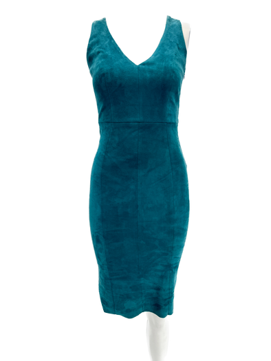 Robe en daim bleue