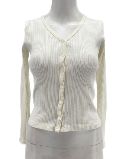 Cardigan blanc